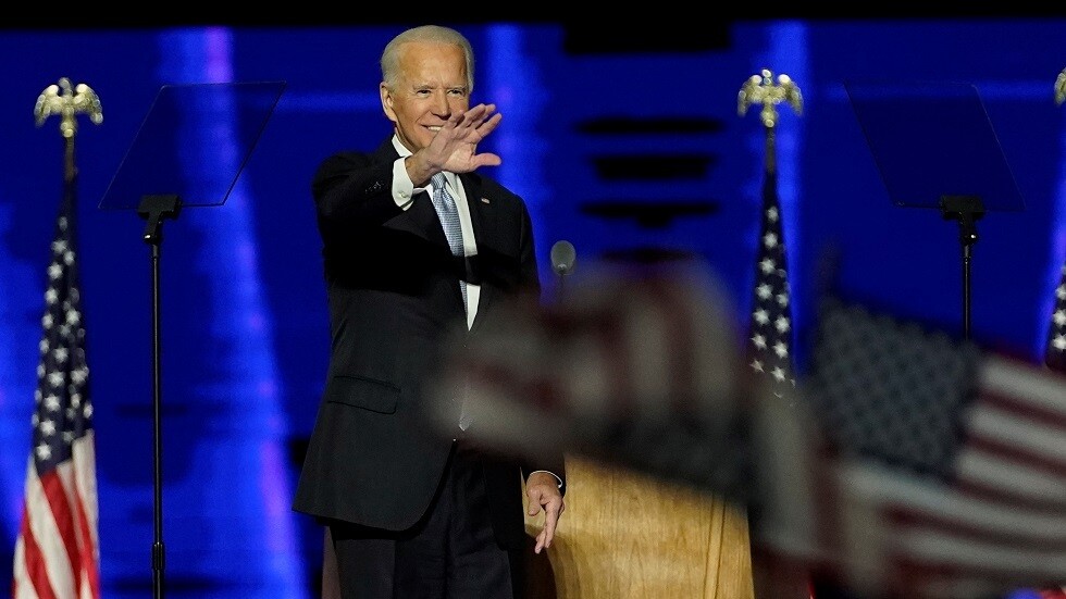 بايدن: حققنا نصرا ساحقا وسأعيد للولايات المتحدة هيبتها