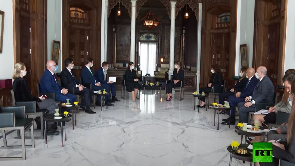 أسماء الأسد تلتقي المفوضة الروسية لحقوق الطفل