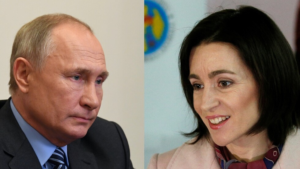 بوتين مهنئا ساندو: أرجو أن يسهم عملكم كرئيسة مولدوفا في تطوير العلاقات بين بلدينا