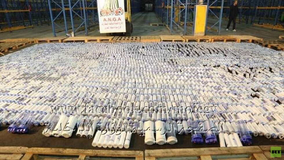 مصر.. إحباط تهريب 11 مليون قرص كبتاغون (صور)