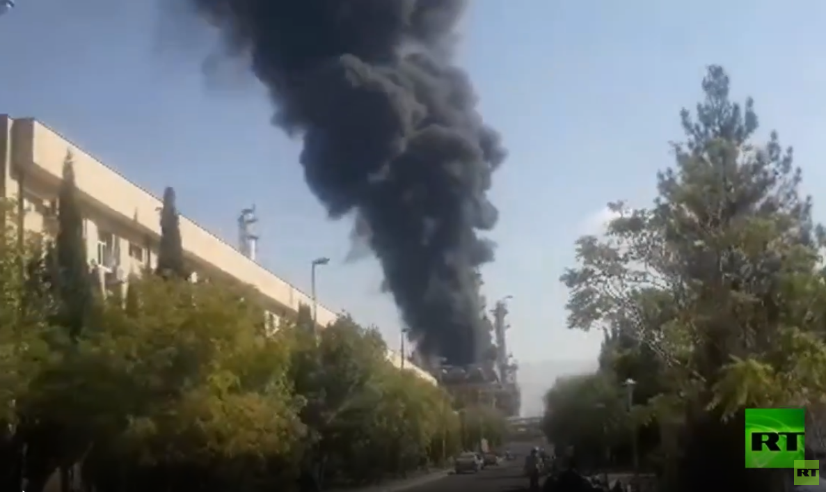 إيران.. حريق ضخم في مستودعات جنوبي العاصمة طهران - فيديو