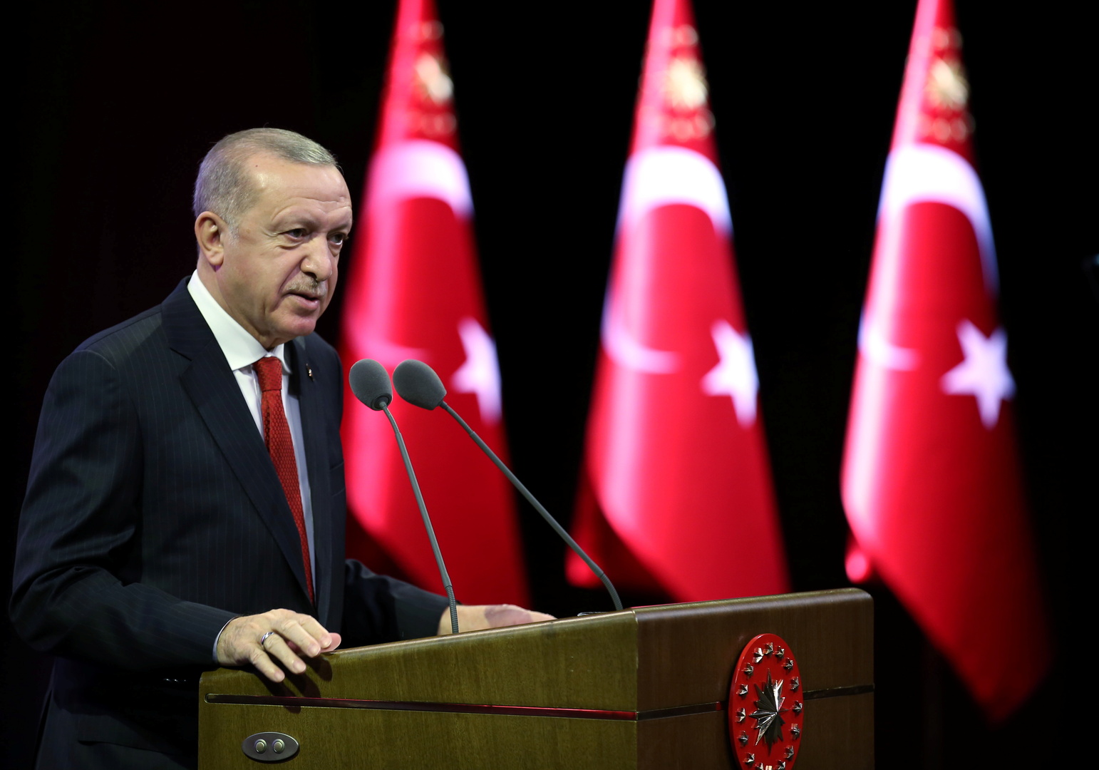 أردوغان: النظام العالمي القائم على الجشع والهيمنة والظلم لن ينجح