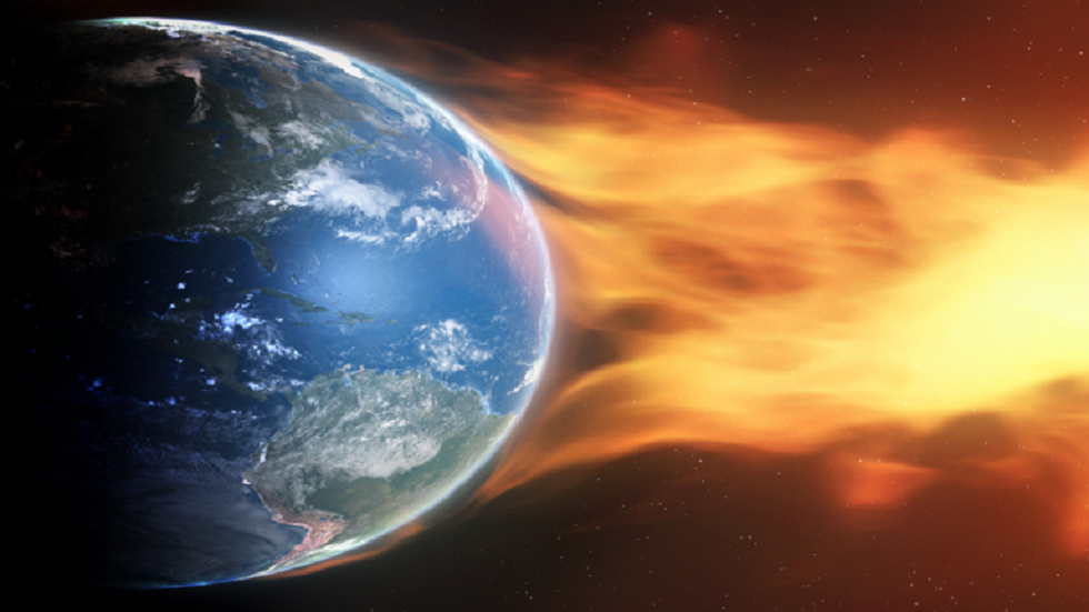 وصول سحابة بلازما الشمس إلى الأرض