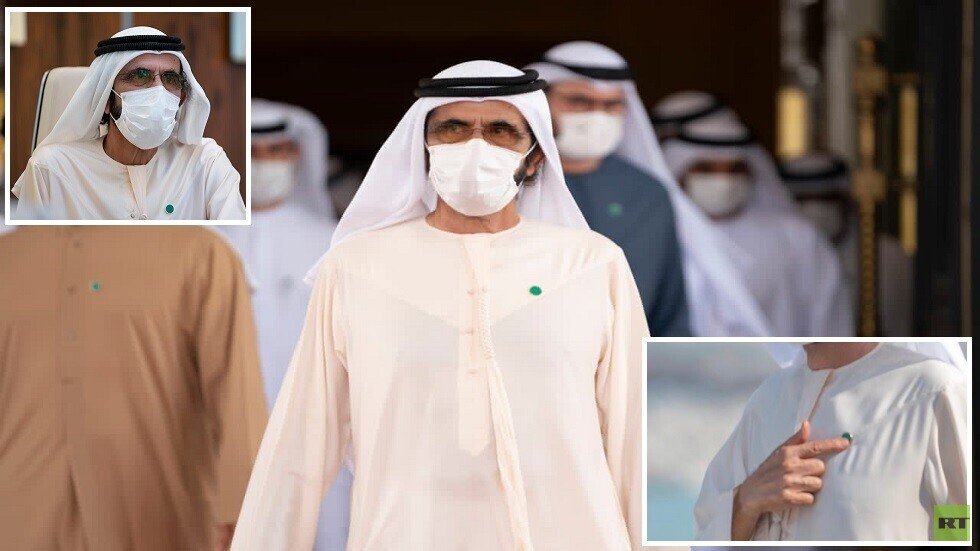 سر "الباج الأخضر" على صدر محمد بن راشد