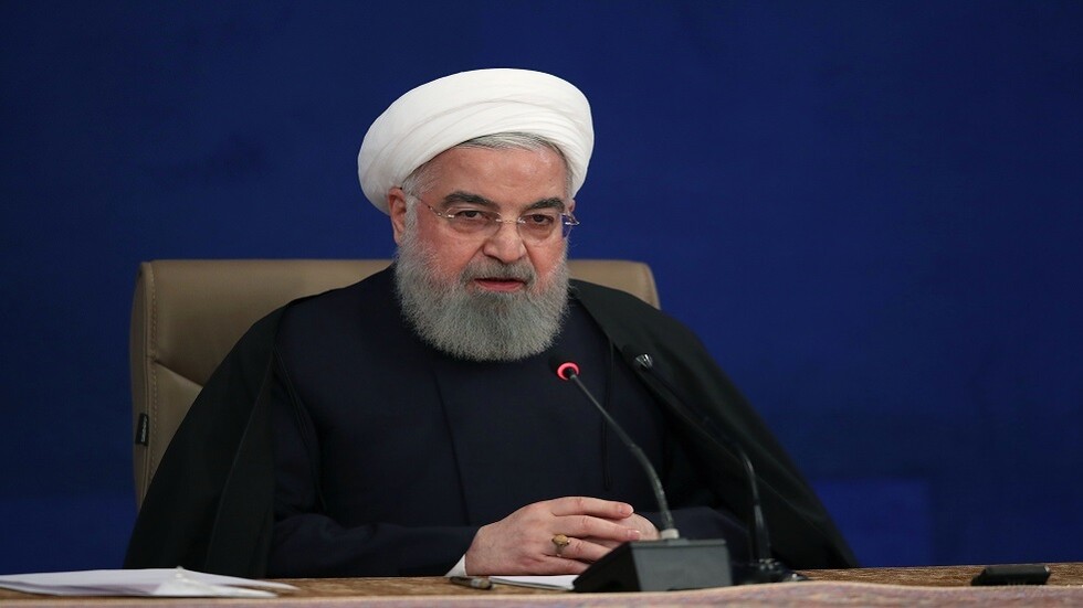 روحاني: نحن سعداء جدا لرحيل ترامب المجرم المارق الإرهابي والجبار