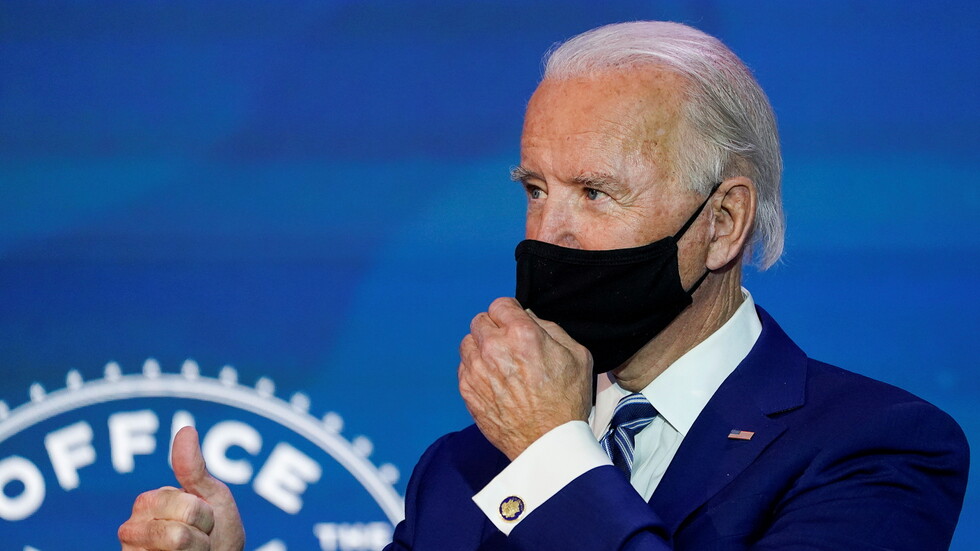 فحص بايدن لفيروس كورونا نتيجته سلبية