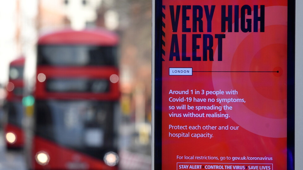 بريطانيا: اضطررنا لتشديد القيود بسبب خروج السلالة الجديدة من كورونا عن السيطرة