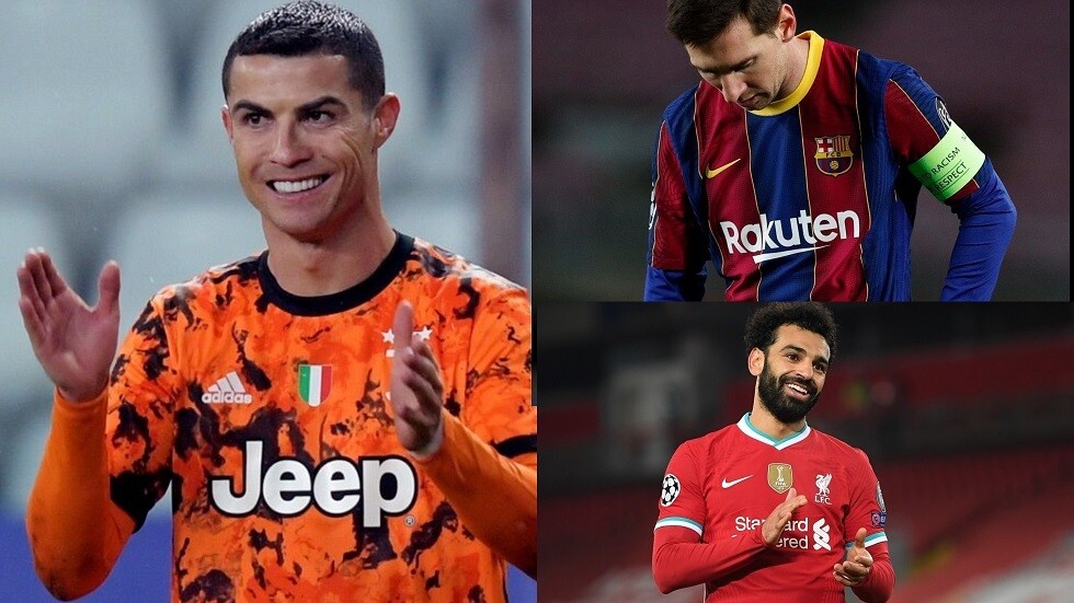 "غلوب سوكر".. رونالدو يهزم ميسي مرتين وصلاح ثالثا في "جائزة لاعب القرن"