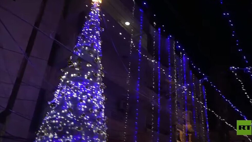 القامشلي السورية تستعد للاحتفالات بعيد الميلاد