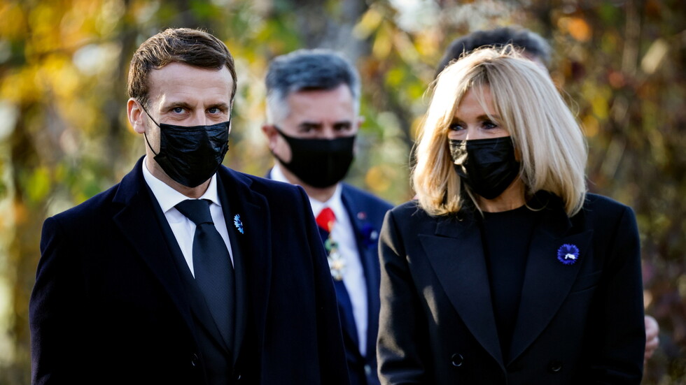 ماكرون يغادر الحجر الصحي ليحتفل مع زوجته