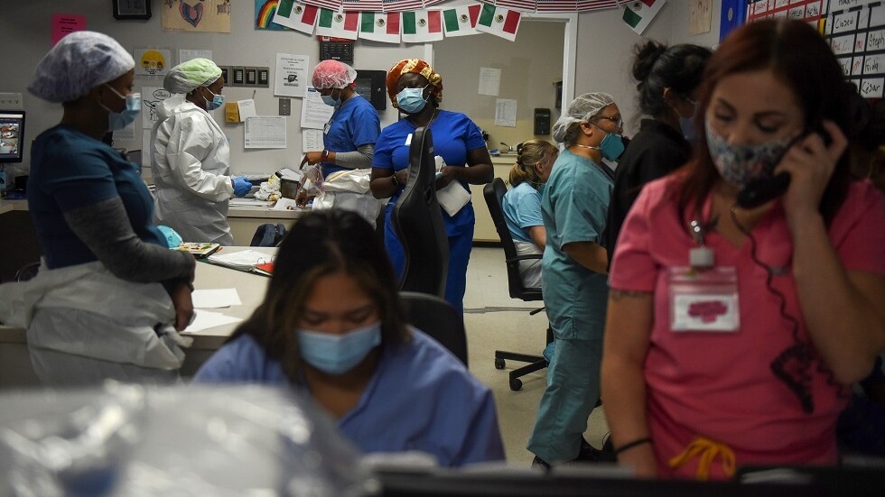 إصابات كورونا في الولايات المتحدة تتجاوز الـ19 مليون حالة