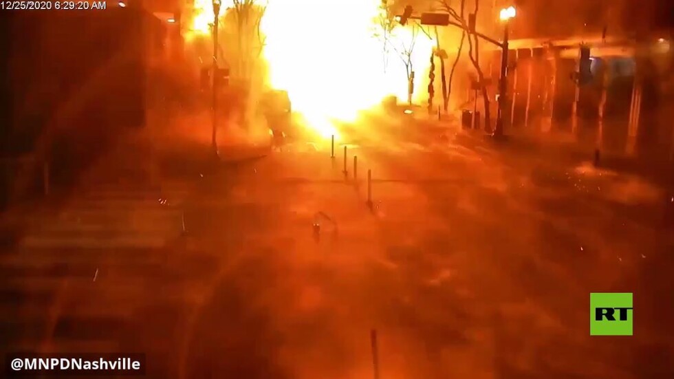 فيديو جديد يظهر لحظة تفجير ناشفيل بالولايات المتحدة