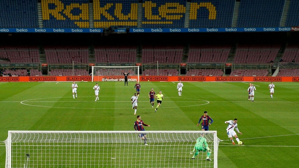 بغياب ميسي.. برشلونة يعجز عن فك شيفرة الفوز أمام إيبار (فيديو)