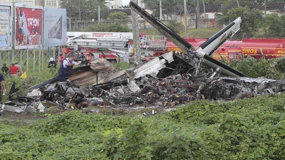 مقتل 4 أشخاص بحادث تحطم طائرة في البرازيل