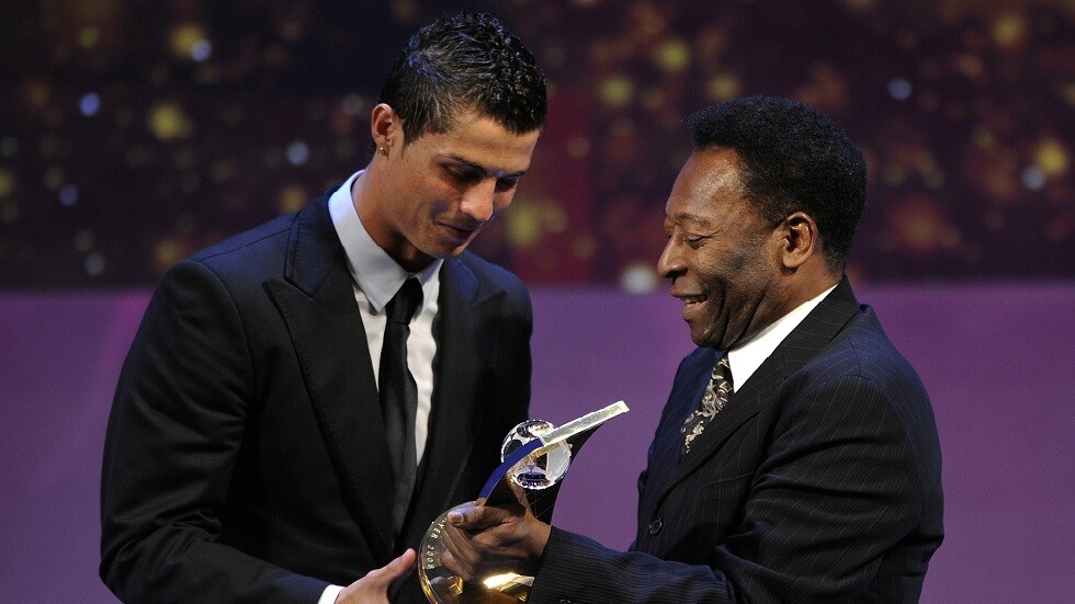 شاهد.. رونالدو يتخطى رقم الأسطورة بيليه