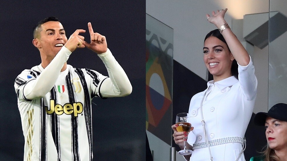 جورجينا تعلق على احتفال رونالدو بهدفه بطريقة جديدة