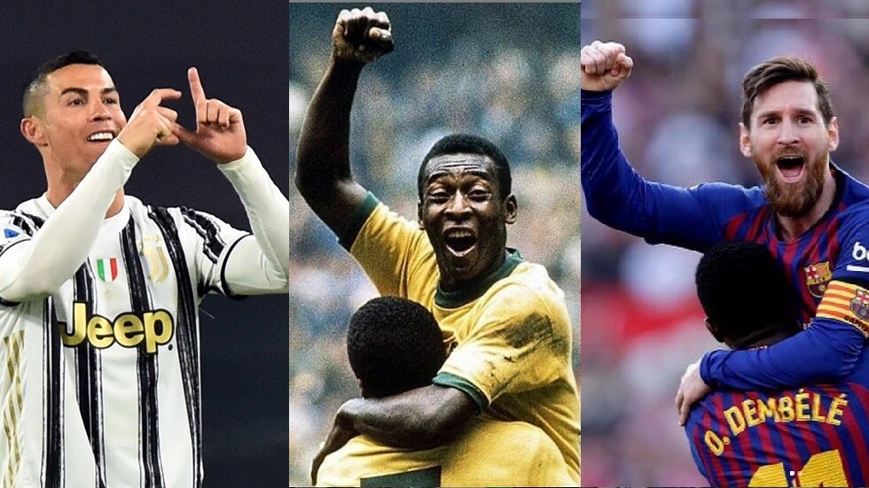 بيليه يدافع عن نفسه بعد اتهامه بمحاولة التغلب على ميسي ورونالدو