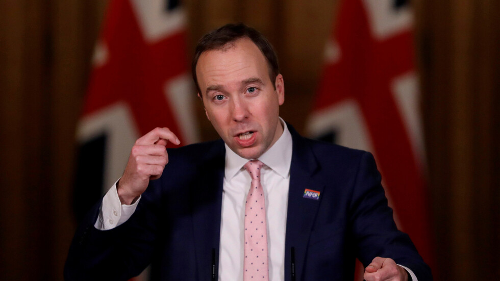 وزير الصحة البريطاني: وضع النظام الصحي في البلاد بحالة خطيرة جدا جدا