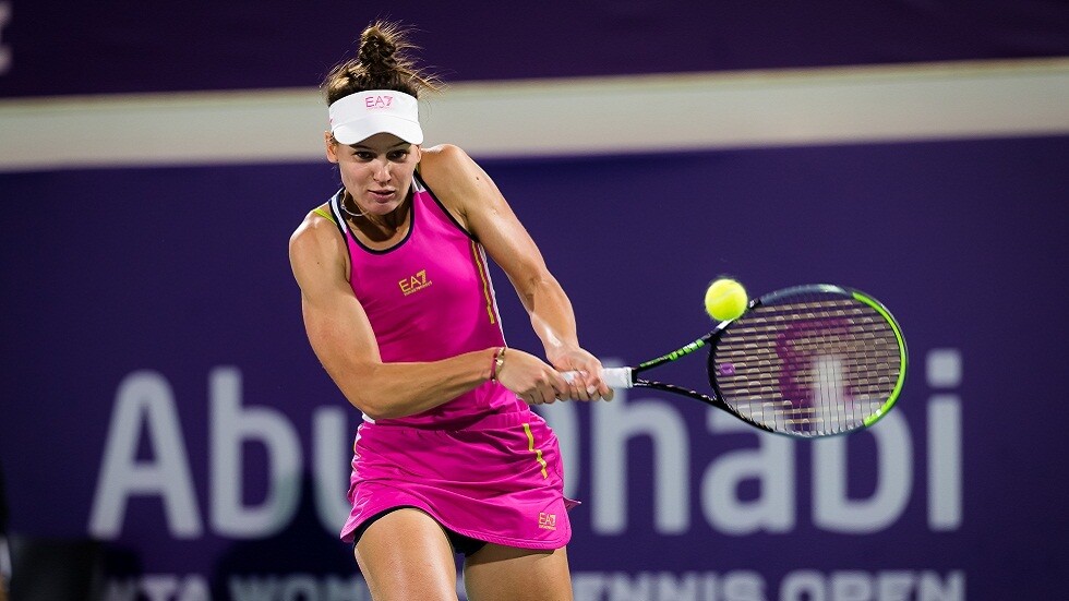 الروسية كوديرميتوفا تصعد لنهائي بطولة أبو ظبي للتنس (فيديو)