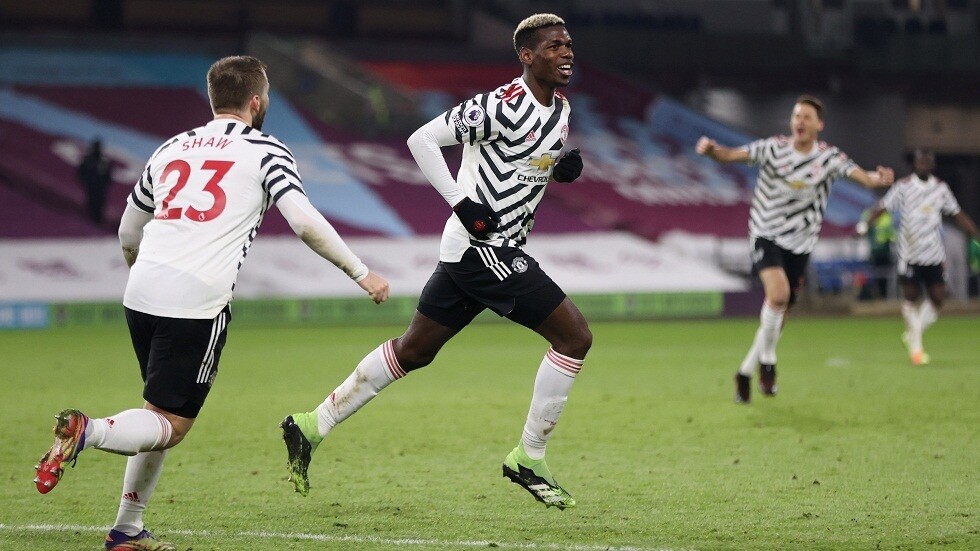 مانشستر يونايتد ينفرد بالصدارة بهدف بوغبا "الصاروخي" في شباك بيرنلي (فيديو)