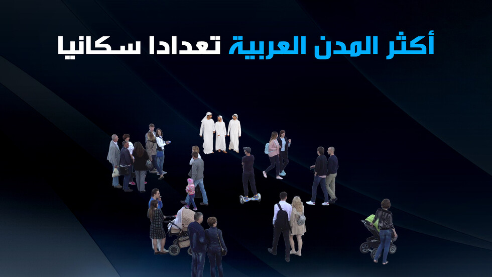 أكثر المدن العربية تعدادا سكانيا