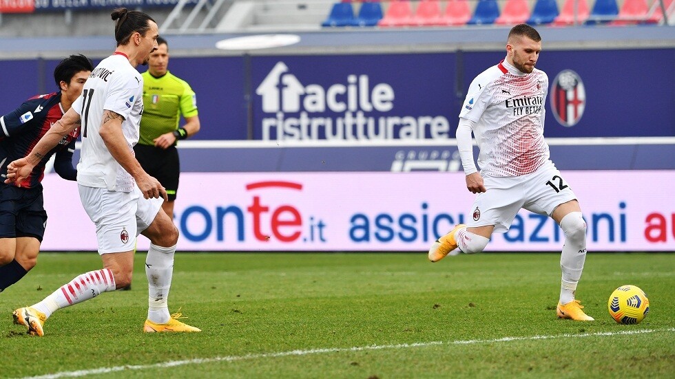 ميلان يعزز صدارته بثنائية في شباك بولونيا (فيديو)
