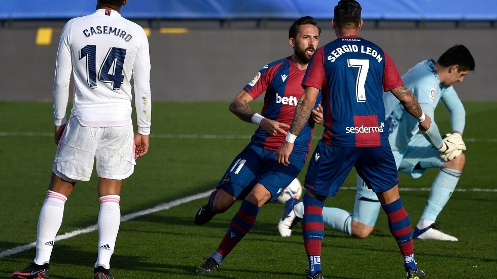 ريال مدريد يسقط في عقر داره أمام ليفانتي (فيديو)