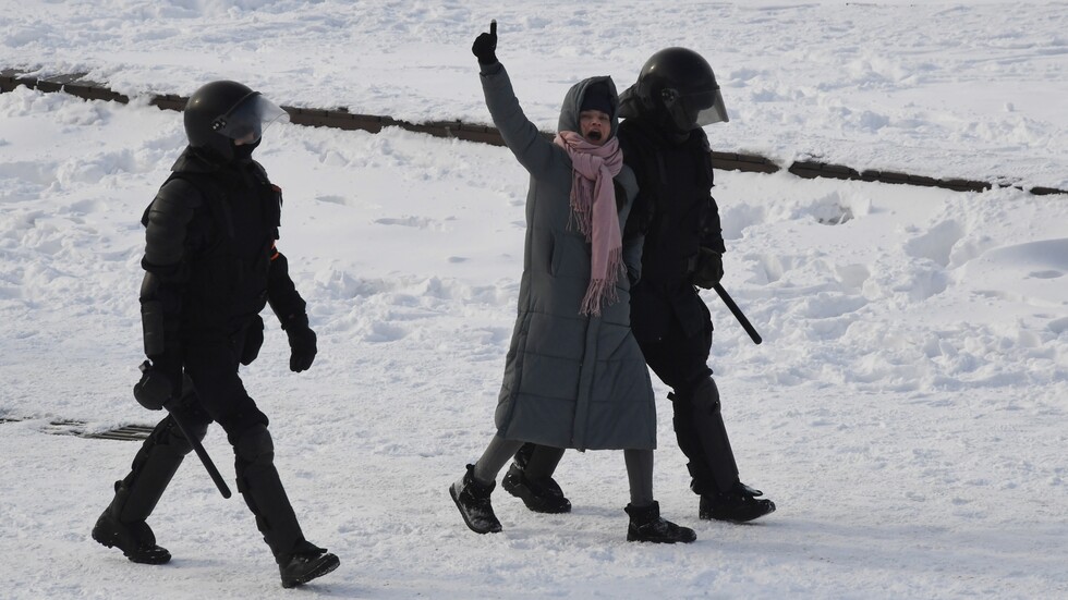 مظاهرات جديدة غير مرخصة بدعوة من نافالني في روسيا