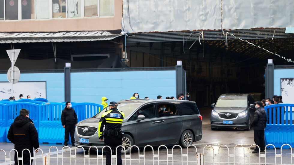 فريق منظمة الصحة العالمية يزور سوق ووهان