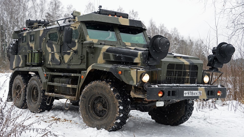 الشرطة العسكرية الروسية تحصل على عربات مدرعة جديدة