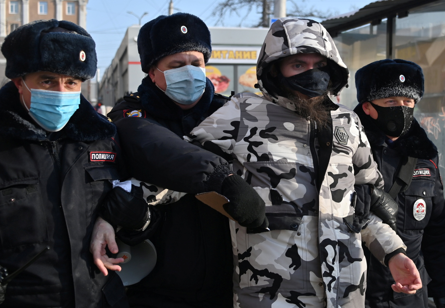 مظاهرات غير مرخص بها في روسيا دعما لنافالني