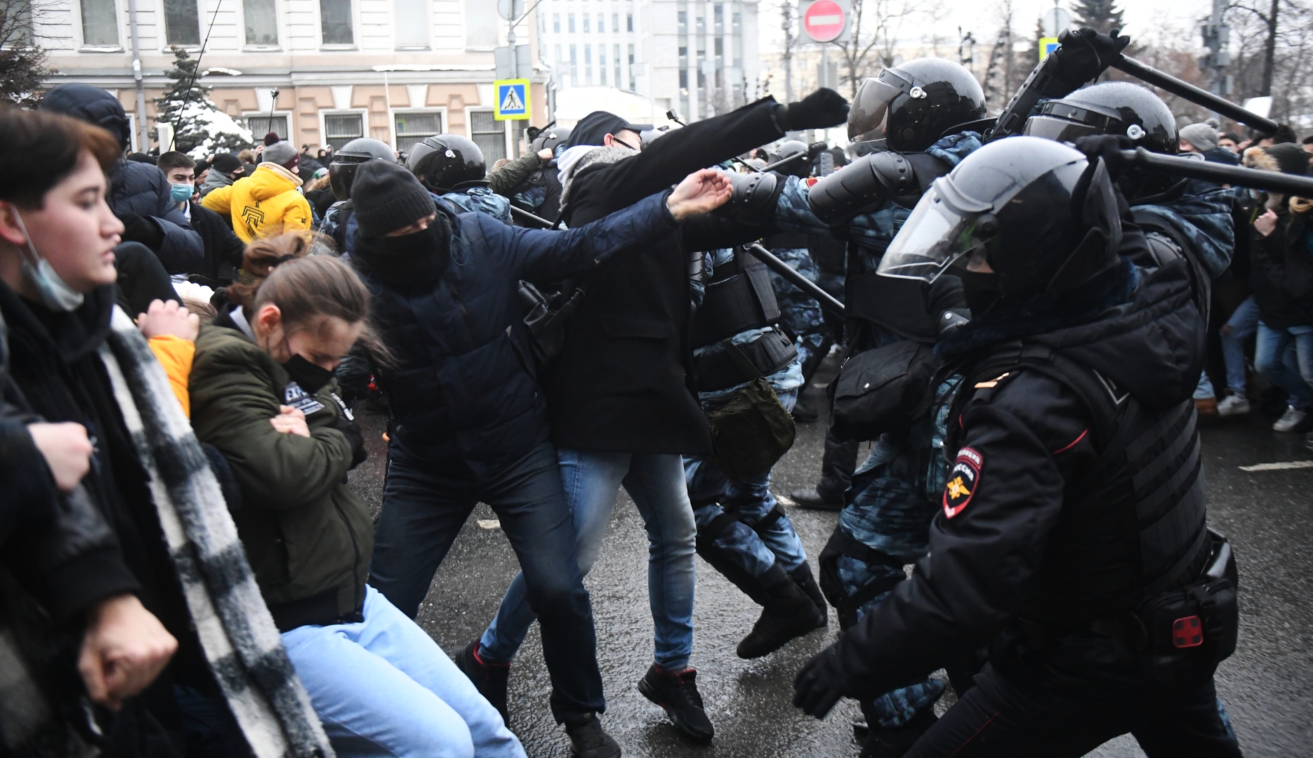 الكرملين حول أحداث 23 يناير: مستوى العنف من قبل المحتجين كان غير مسبوق