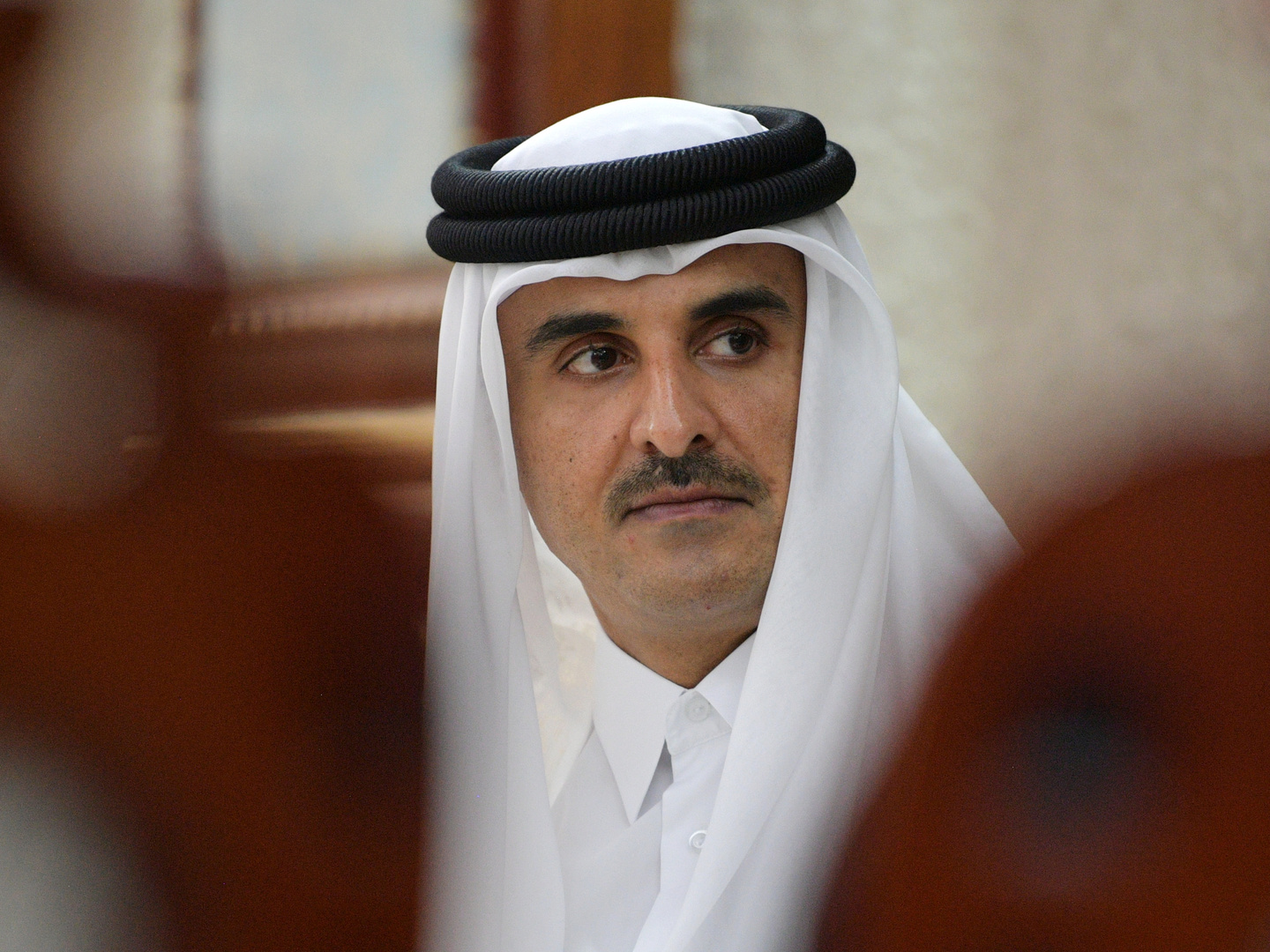أمير قطر يعزي العاهل السعودي الملك سلمان
