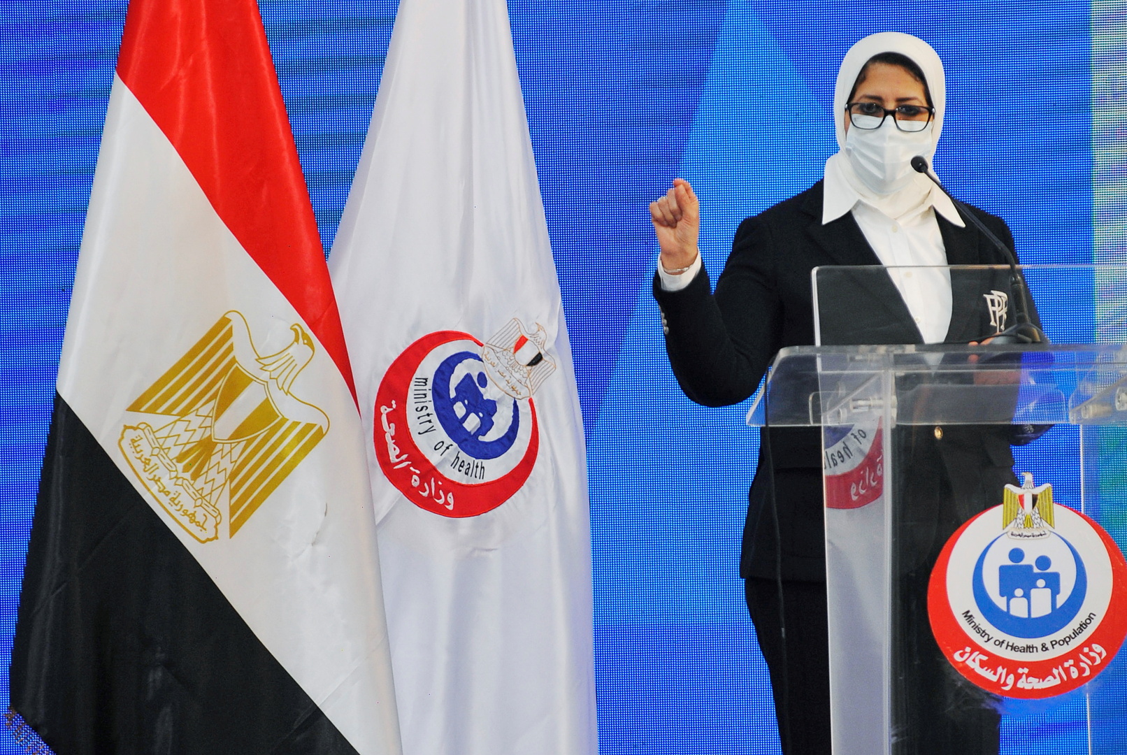 وزيرة الصحة المصرية تعلن العدد الأولي للحاصلين على لقاح كورونا