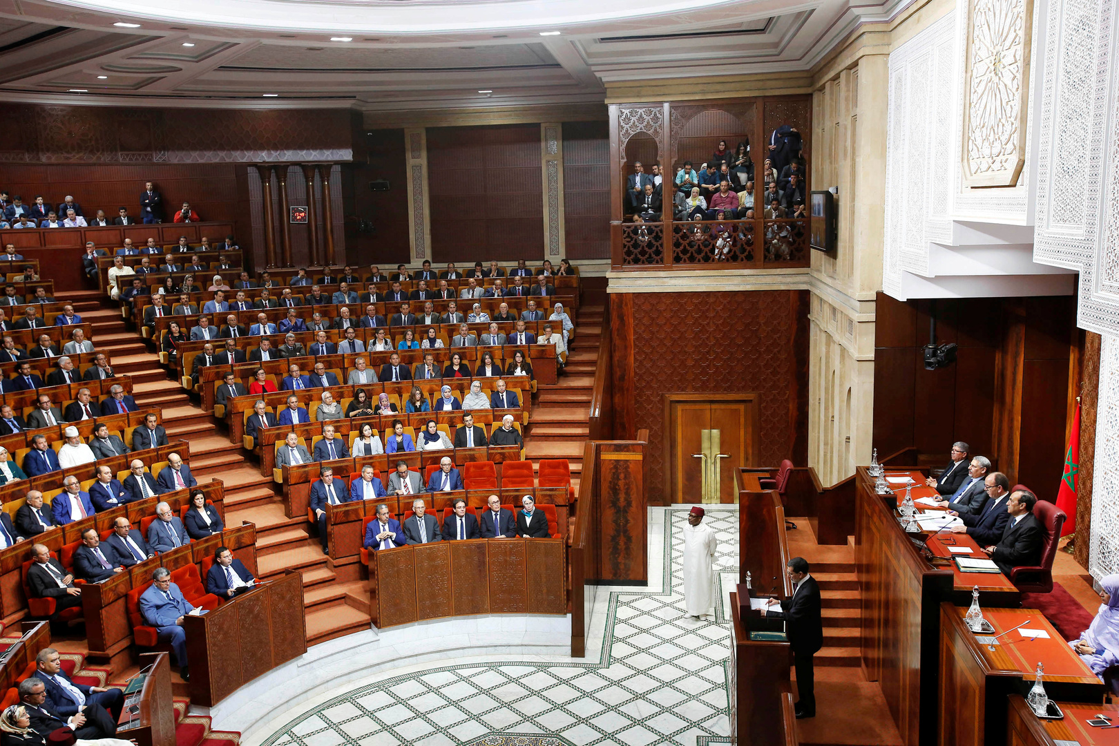 البرلمان المغربي في العاصمة الرباط.