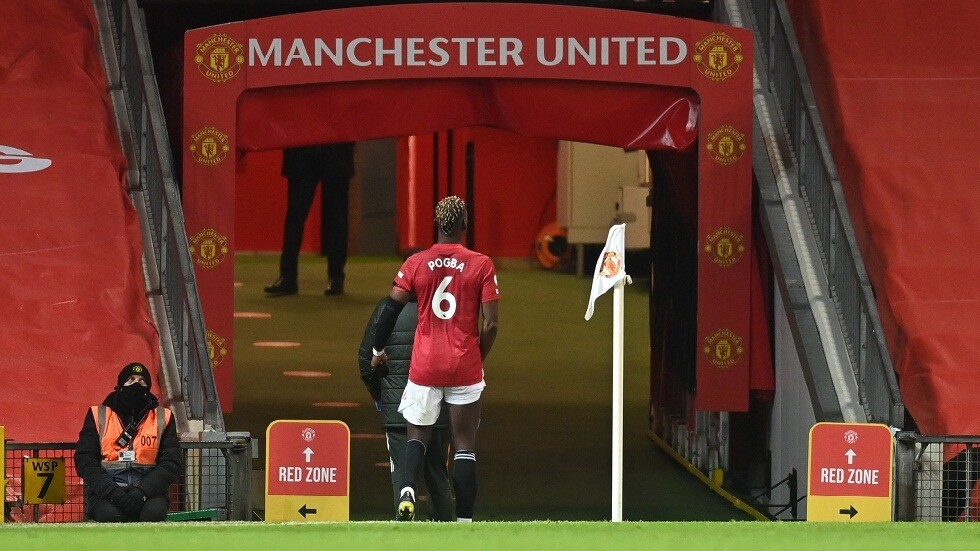 إصابة بوغبا تبعده عن الملاعب لعدة أسابيع