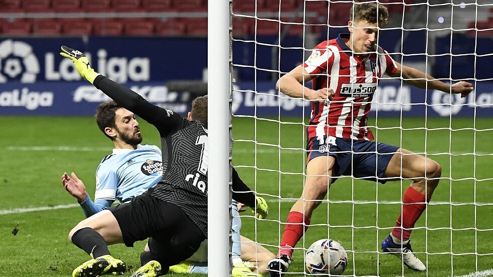 سيلتا فيغو يفرض التعادل على أتلتيكو مدريد في الوقت القاتل (فيديو)