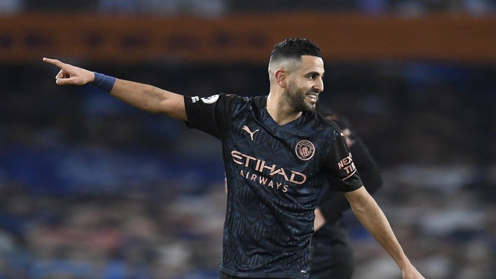 محرز يقود مانشستر سيتي للفوز على إيفرتون