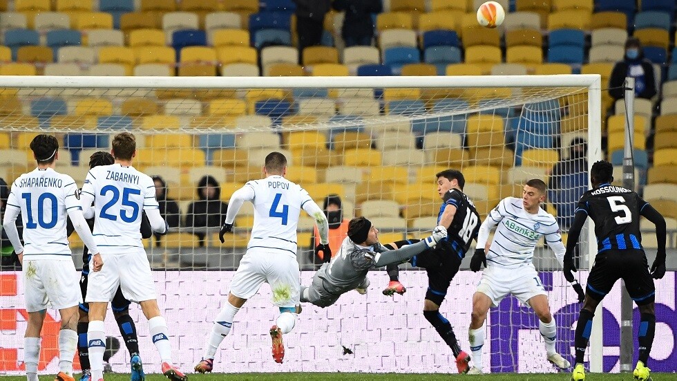 دينامو كييف يقع في كمين كلوب بروغ البلجيكي (فيديو)