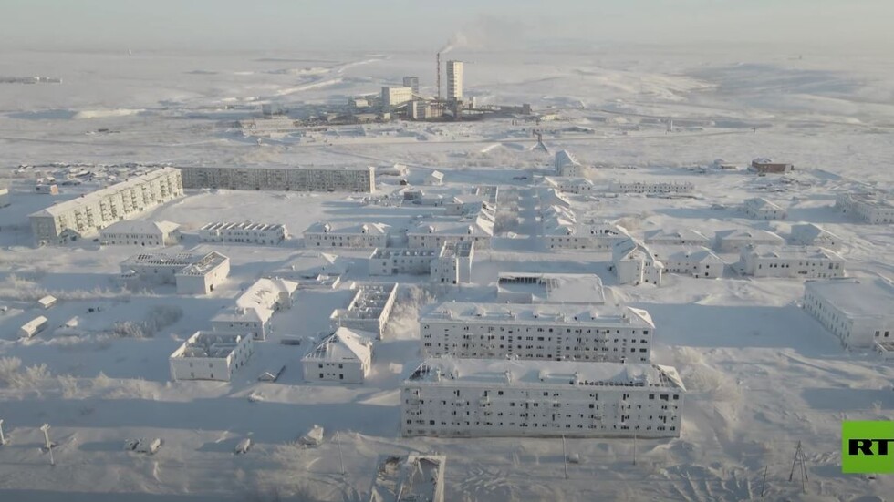 شاهد.. مدينة مهجورة غامضة وراء القطب الشمالي