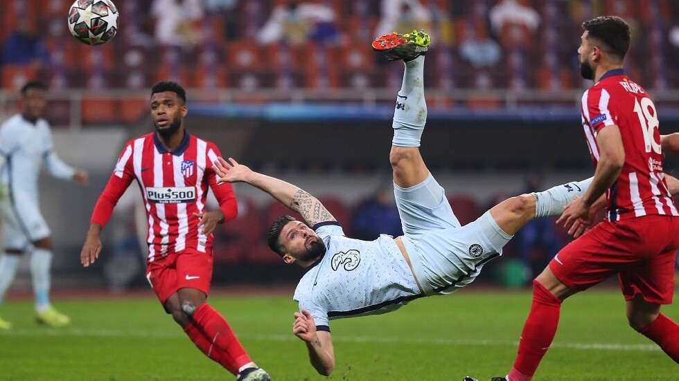 مقصية جيرو تمنح تشيلسي فوزا ثمينا على أتلتيكو مدريد في دوري الأبطال (فيديو)