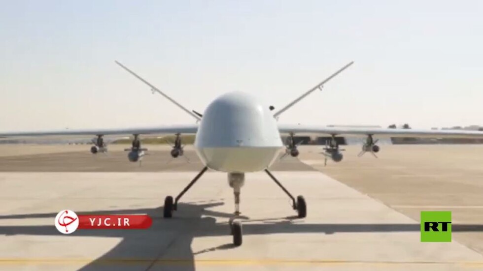 شاهد طائرة مسيرة هجومية جديدة كشفت عنها إيران