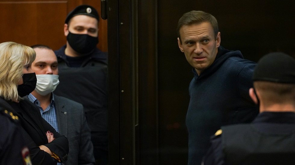 القضاء الروسي يحكم على نافالني بالسجن ثلاث سنوات و6 أشهر