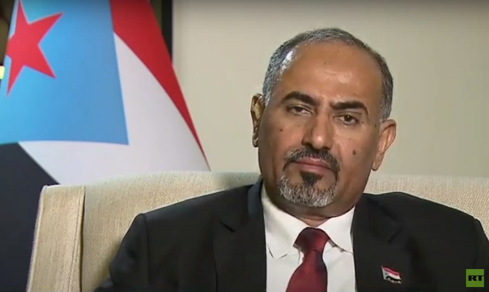 رئيس المجلس الانتقالي الجنوبي في اليمن عيدروس الزبيدي