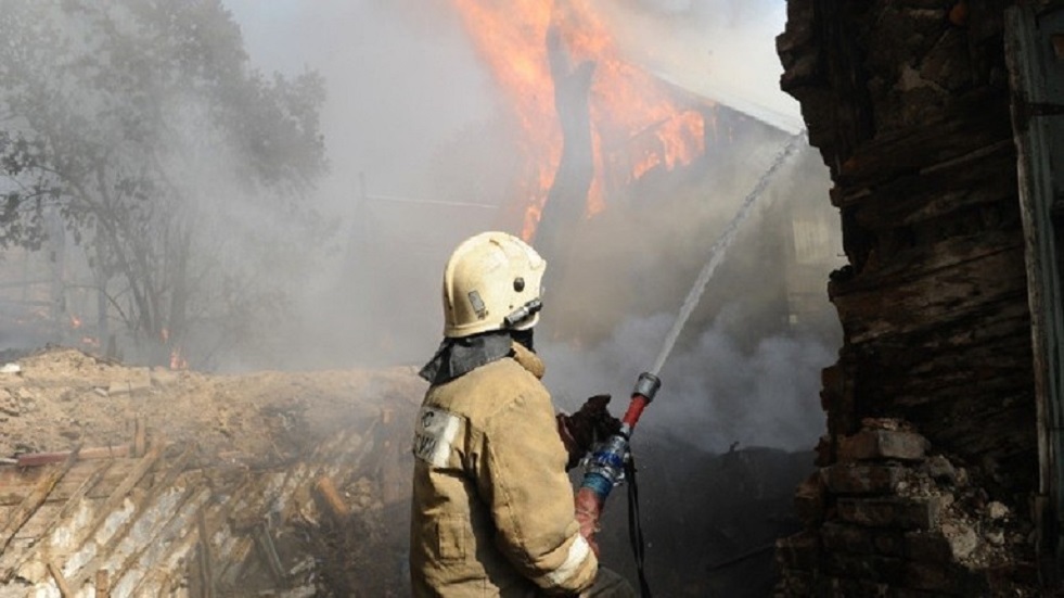 مصرع 4 أشخاص في حريق بمقاطعة تفير الروسية