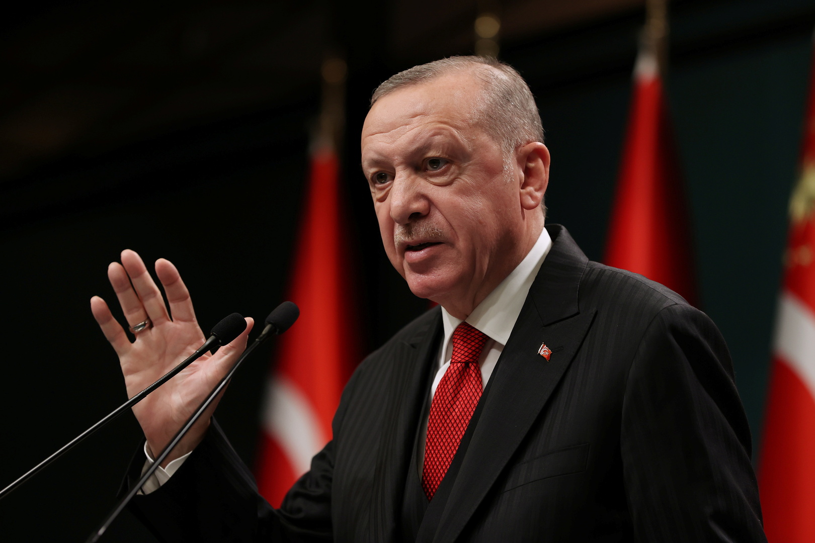 أردوغان: التصريحات الأمريكية عن مقتل أتراك في العراق 