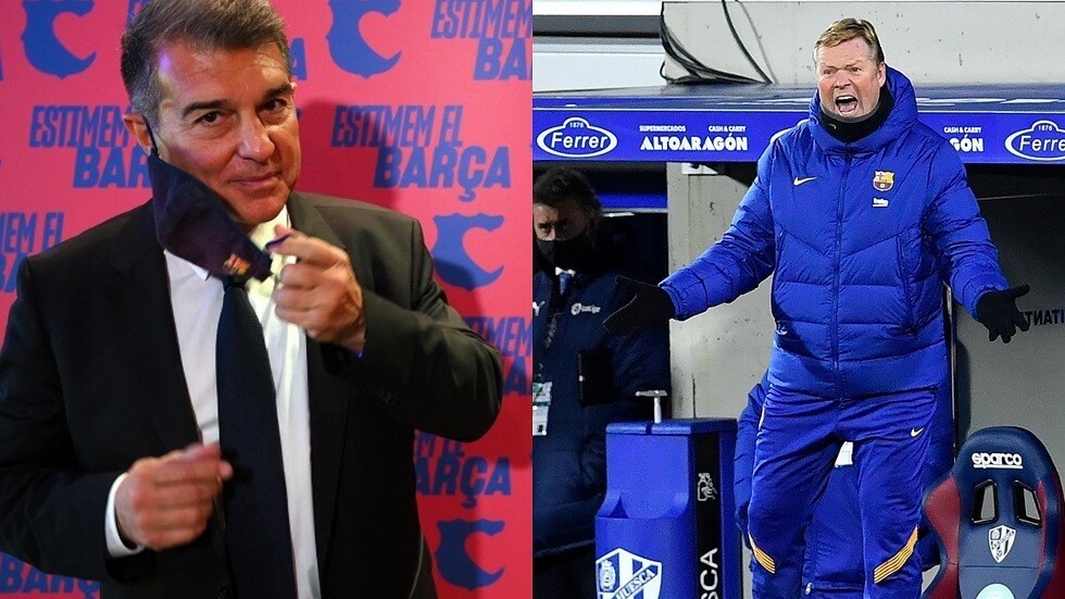 لابورتا يستقر على مدرب في الدوري الإنجليزي لخلافة كومان