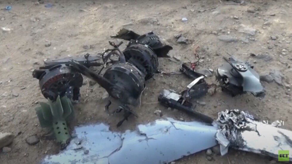الحوثيون يعلنون إسقاط طائرة تجسس تابعة للتحالف تحمل قنابل في منطقة حيس بالحديدة (فيديو)