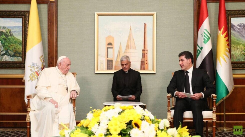 بارزاني: نتعهد بالإلتزام بالحرية الدينية والسلام في كردستان العراق