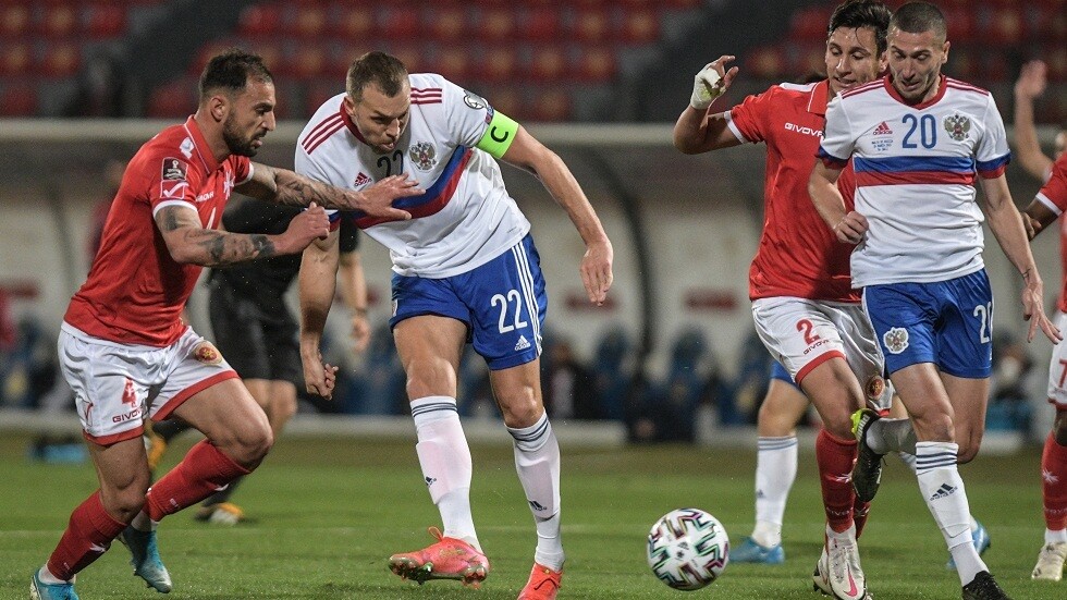 روسيا تتغلب على مالطا بثلاثية في مستهل مشوارها في تصفيات مونديال قطر (فيديو)